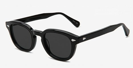 Gloss Black Retro-Edge Shades