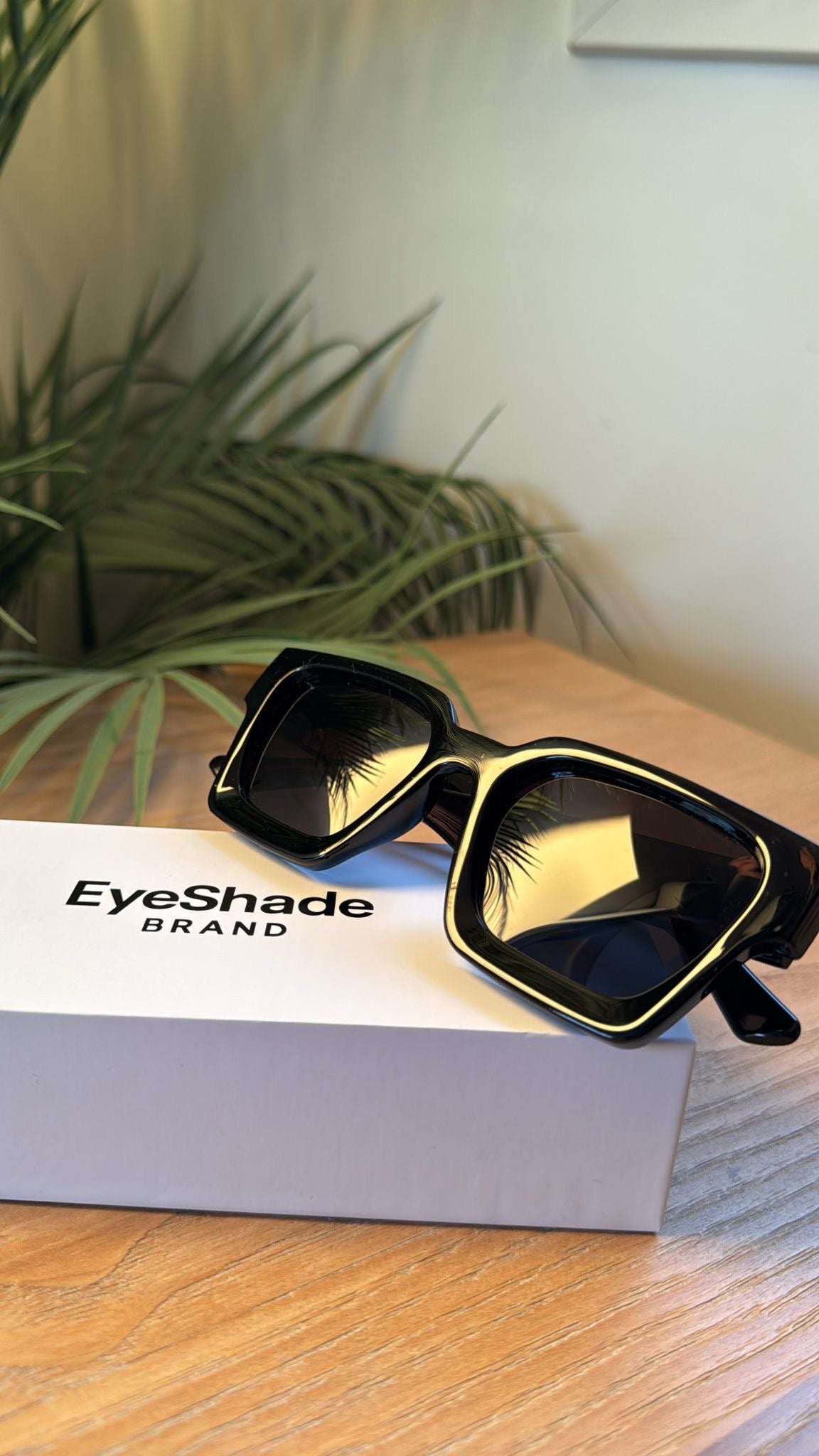 Gloss Black Geometric Shades