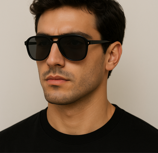 Gloss Black Navigator Shades